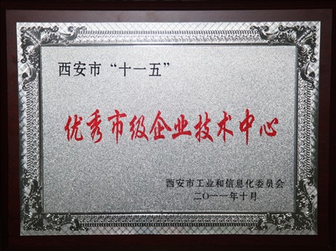 达刚路机技术中心荣获“十一五“优秀市级企业技术中心